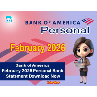 Bank of America February 2026 Editable Personal Statement